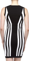 Thumbnail for your product : Susana Monaco Mirrored Contrast Sweaterdress, Black/White