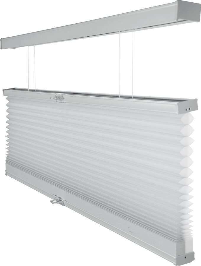 Chicology Cordless Top Down Bottom Up Light Filtering Cellular Shade Light Grey 30.5"W x 48"H