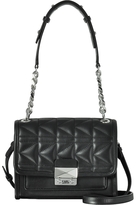 Thumbnail for your product : Karl Lagerfeld Paris K/Kuilted Black Leather Mini Handbag