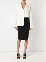 Thumbnail for your product : Gloria Coelho high waist pencil skirt
