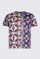 Thumbnail for your product : boohoo Big & Tall Kaleidoscope Print T-Shirt