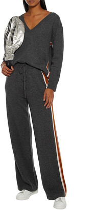 Chinti and Parker Chinti & Striped Wool And Cashmere-blend Track Pants