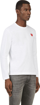 Thumbnail for your product : Comme des Garcons Play White Logo Applique T-Shirt