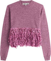 Thumbnail for your product : McQ Wool Pullover with Fringe