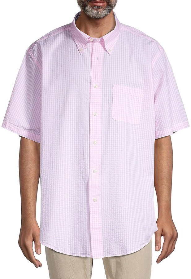Pink Men's Short Sleeve Shirts | Shop the world's largest 
