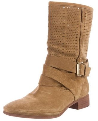 Belle by Sigerson Morrison Who Perforated Summer Suede Boots