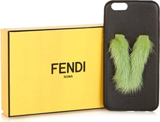 Fendi Leather Iphone® 6 Case - Black Green