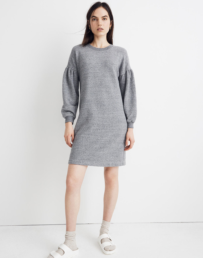 madewell sweatshirt dress