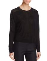 Thumbnail for your product : Eileen Fisher Petites Semi-Sheer Cropped Sweater