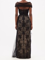 Thumbnail for your product : Alexander McQueen Sarabande Lace-tulle Corset Gown - Black