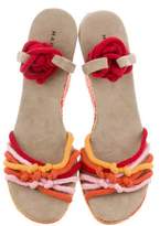 Thumbnail for your product : Marc by Marc Jacobs Wrap-Around Espadrille Wedges