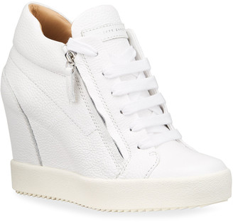 giuseppe zanotti women's wedge sneakers