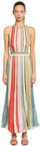 Missoni Striped Lamé Rib Knit Dress 
