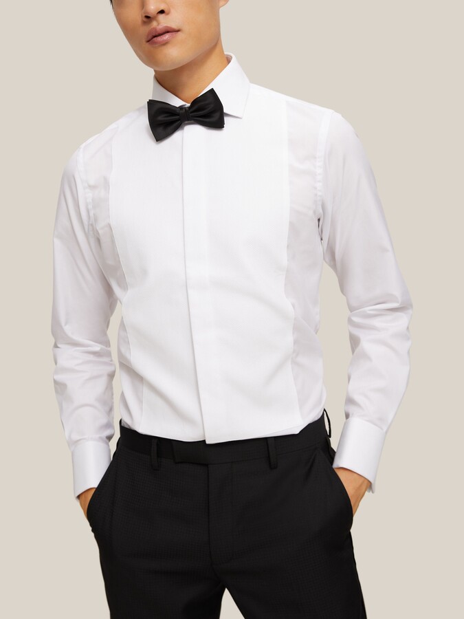Smyth & Gibson Non Iron Marcella Slim Fit Dress Shirt, White - ShopStyle