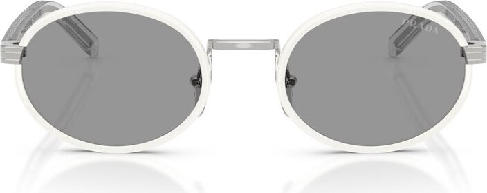 Prada Eyewear Oval Frame Sunglasses