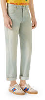 Thumbnail for your product : Gucci Men's Bleached 80s Straight-Leg Jeans
