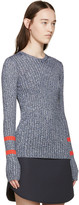 Thumbnail for your product : Mary Katrantzou Navy Knit Fontaine Sweater