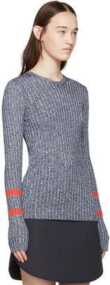 Mary Katrantzou Navy Knit Fontaine Sweater