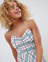 Thumbnail for your product : Glamorous Petite Cami Dress In Check