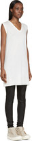 Thumbnail for your product : Rick Owens Ivory Lightweight Jersey Tank Top