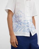 Thumbnail for your product : Club Monaco Short Sleeve Camp Collar Shirt