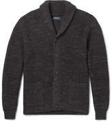 Thumbnail for your product : Polo Ralph Lauren Shawl-Collar Melange Ribbed Cotton Cardigan
