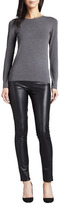 Thumbnail for your product : Paige Denim Paloma Mix-Fabric Leggings