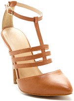 Thumbnail for your product : Chase & Chloe Megan Multi Strap Pump