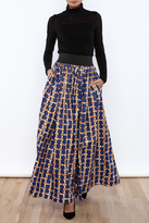 Thumbnail for your product : Cleo Printed Long Skirt
