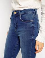 Thumbnail for your product : ASOS Ridley Jeans in Mount Eden Wash with Ripped Knee