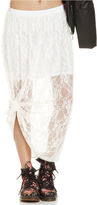 Thumbnail for your product : Hip Juniors' Lace Illusion Maxi Skirt