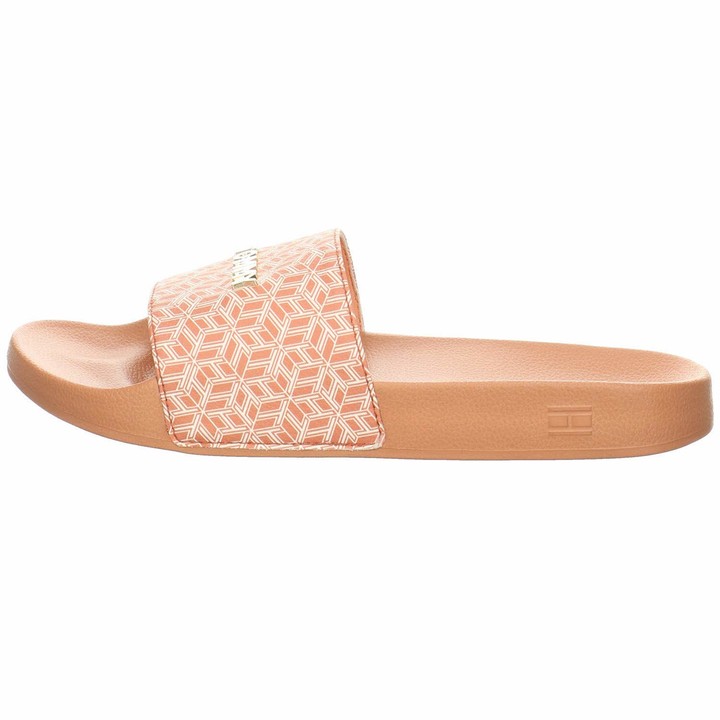 tommy hilfiger pool slides women's