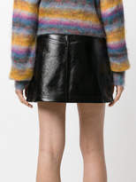 Thumbnail for your product : Chloé patent pelmet skirt