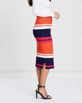 Thumbnail for your product : Oasis Stripe Knitted Skirt