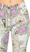 Thumbnail for your product : Etro Printed Denim Flared Jeans