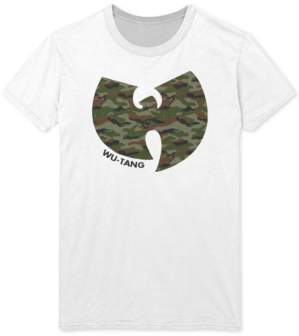 FEA Men's Camo-Print Wu-Tang Clan Graphic T-Shirt