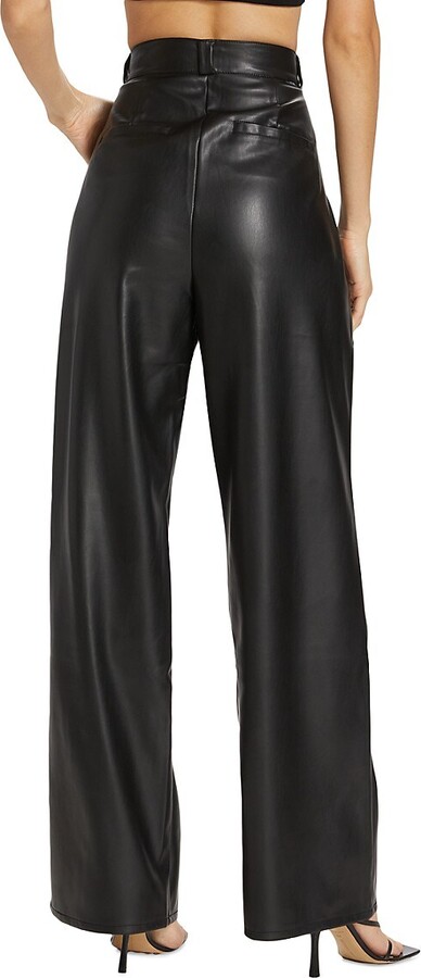 Mother Tunnel Vision Faux Leather Pants - ShopStyle
