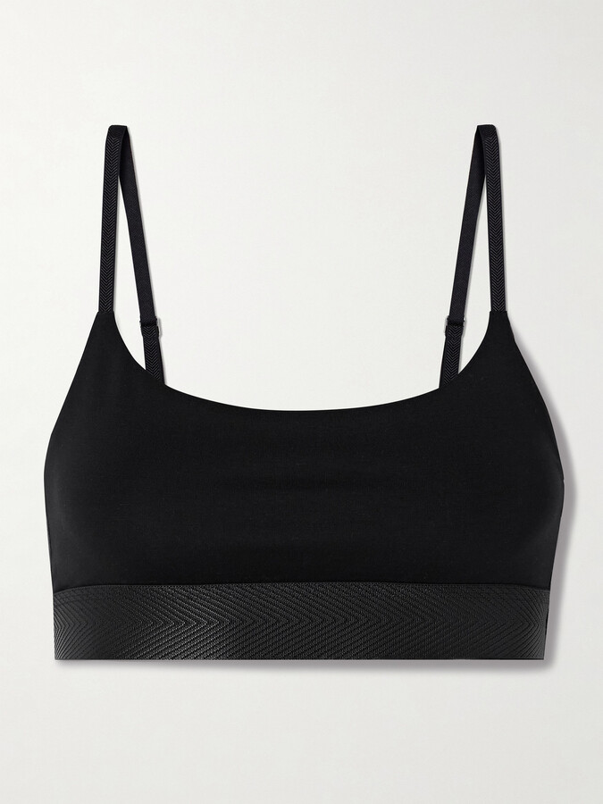 CDLP Lyocell-blend Jersey Bralette - Black