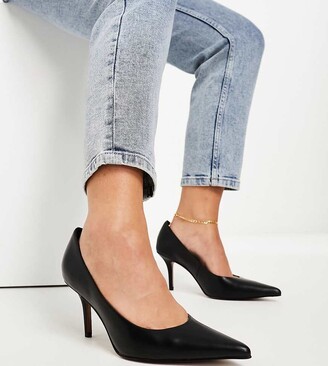asos white pumps