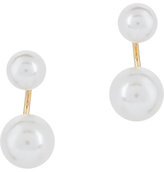 Thumbnail for your product : Kenneth Jay Lane Double Faux Pearl Jacket Earrings