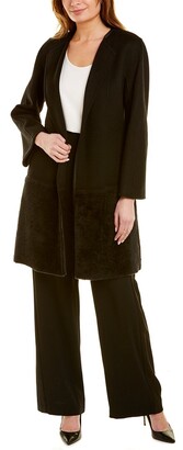 Lafayette 148 New York Hayes Wool & Cashmere-Blend Coat