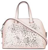 Thumbnail for your product : Christian Siriano floral cut-out satchel bag
