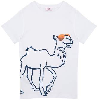 Il Gufo Camel Print T-Shirt