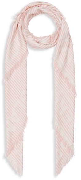 burberry logo jacquard scarf