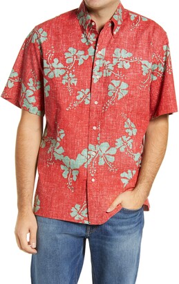 men Floral Dress Shirt Slim Fit Casual Paisley Printed Shirt Short Sleeve Button Down Shirts STORTO 