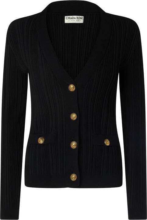 Chiara Boni La Petite Robe Buttoned Knitwear