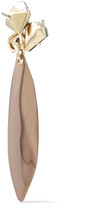 Thumbnail for your product : Alexis Bittar Rose Gold-tone Crystal And Stone Earrings