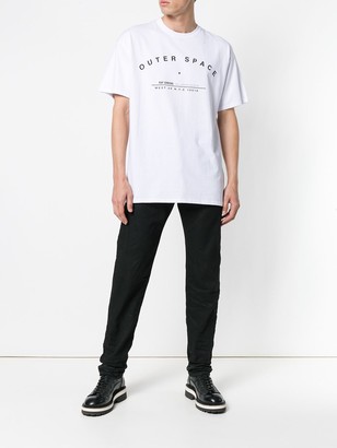 Raf Simons outer space-print T-shirt