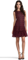Thumbnail for your product : Anna Sui Ombre Hearts Print Dress