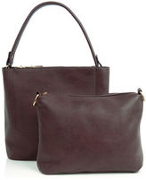 Thumbnail for your product : Oasis HONOUR DOUBLE POCKET HOBO [span class="variation_color_heading"]- Burgundy[/span]